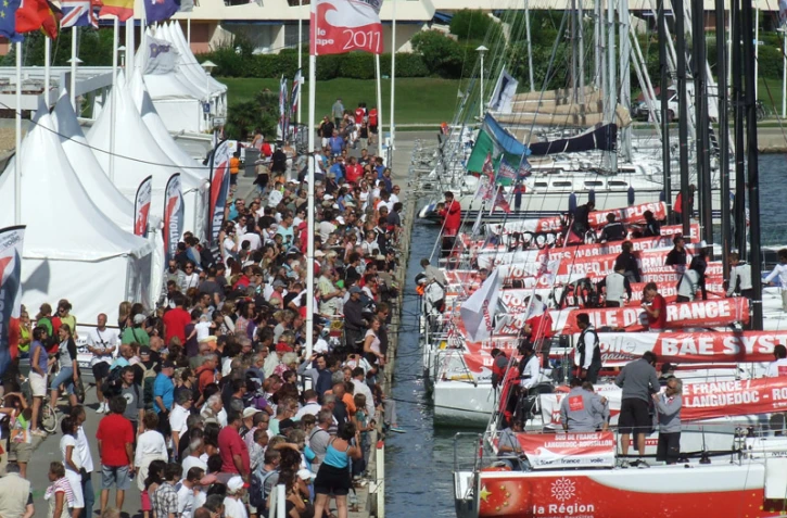 Tour de France à la voile 2011 - Arrivée des bateaux à Port Camargue (Photo D.R.)