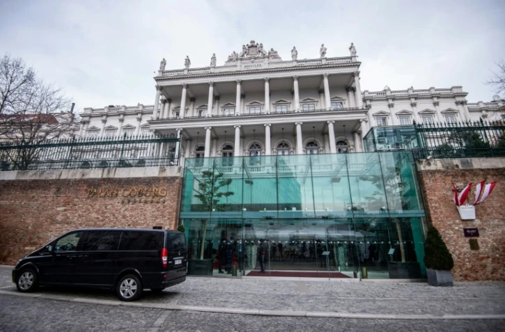 Le palais Cobourg, cadre des négociations sur le nucléaire iranien, à Vienne le 29 novembre 2021