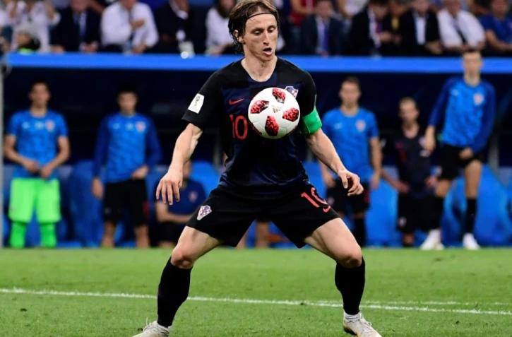 Le milieu croate Luka Modric lors du quart de finale face aux Russes, à Sotchi, le 7 juillet 2018