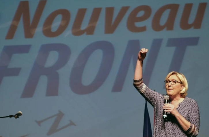 Marine Le Pen, le 23 septembre 2017 à Bruguières