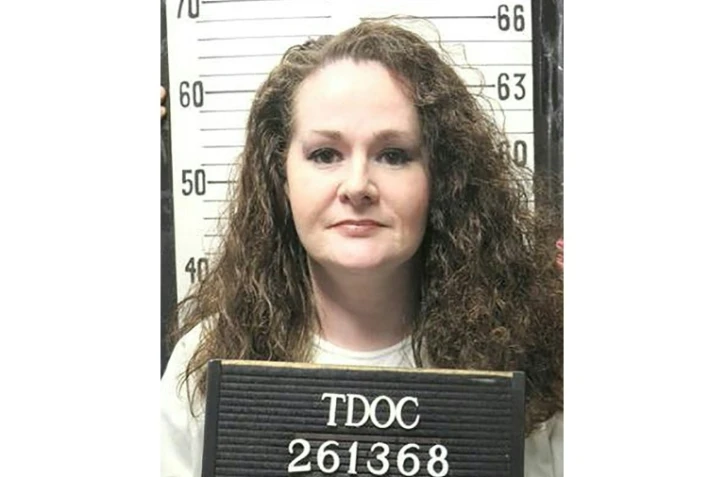 Photo du 12 janvier 2023 de Christa Pike, condamnée à la peine capitale, fournie par l'administration pénitentiaire de l'Etat américain du Tennessee