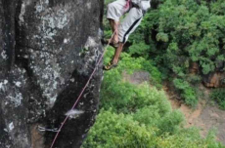 Escalade sur le site de Bassin Plat