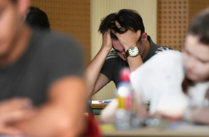 Des lycéens passent le baccalauréat, le 18 juin 2018 à Strasbourg