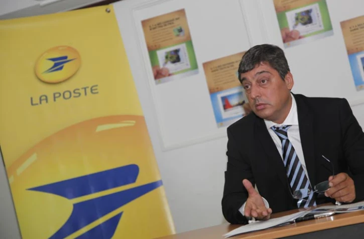 Vendredi 29 juillet 2011 - Gilbert Calascibetta, le nouveau Directeur de La Poste de la Réunion.
(Photo Michel Désiré)
