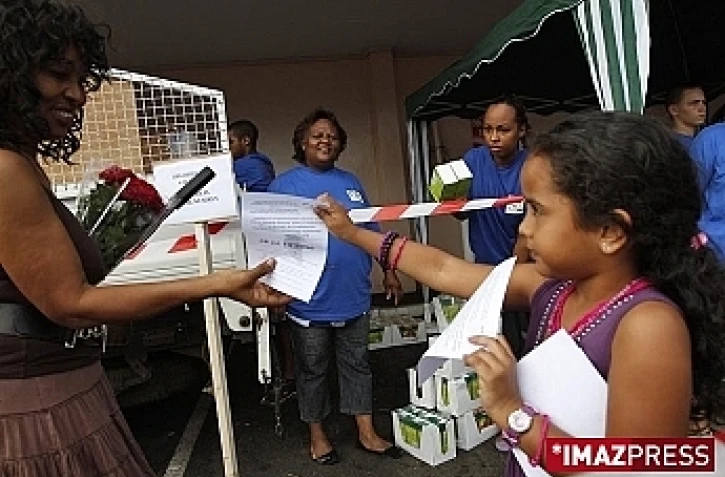 distribution de colis alimentaires (photo d'archives)
