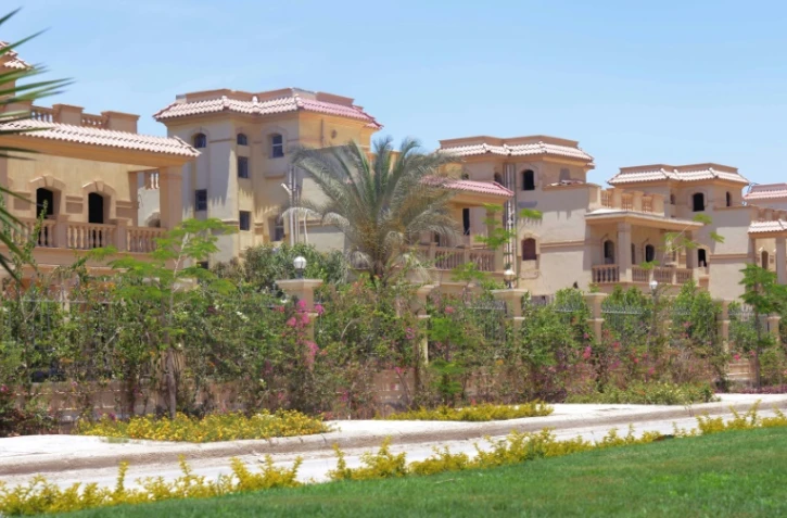 Des résidences fermées de la banlieue du Caire, le 21 mai 2017