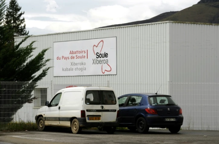L'abattoir de Mauléon-Licharre, le 29 mars 2016 dans les Pyrénées-Atlantiques