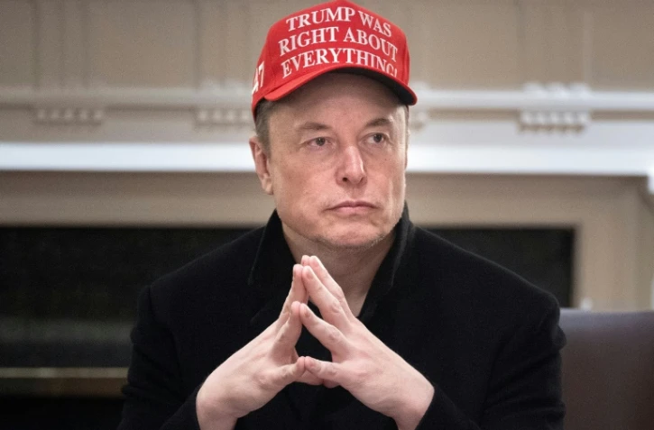 Elon Musk lors d'un conseil des ministres, le 24 mars 2025 à la Maison Blanche