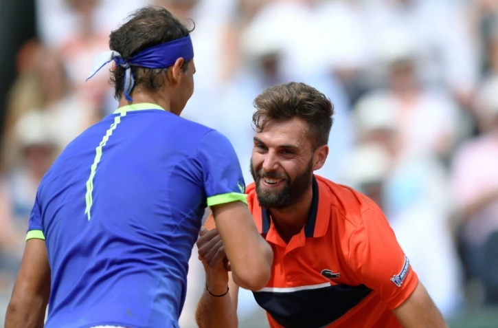 Rafael Nadal vainqueur de Benoît Paire au 1er tour de Rolande-Garros, le 29 mai  2017