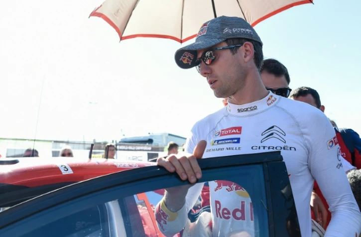 Sébastien Ogier lors de la deuxième journée du rallye de Catalogne à Salou, le 25 octobre 2019