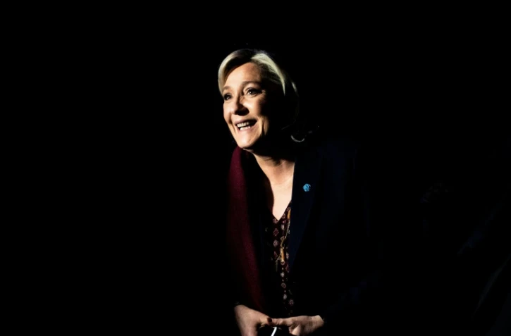 La présidente du Front national Marine Le Pen lors de ses "Assises présidentielles" à Lyon, le 4 février 2017