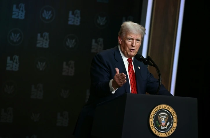 President Donald Trump signs executive order