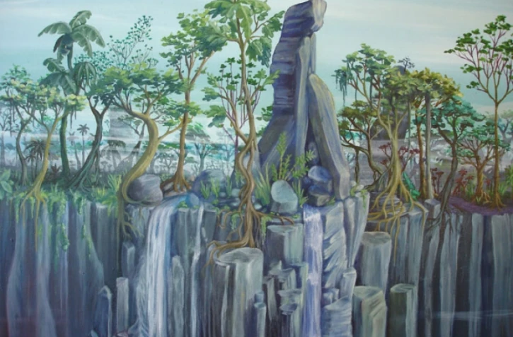 Exposition &quot;Les racines d'une osmose&quot; de Pierre Duhamel au Conservatoire botanique de Mascarin