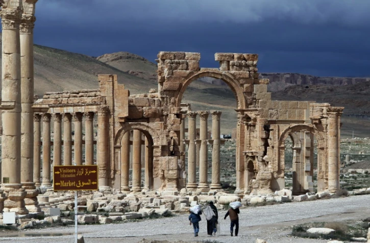 La ville de Palmyre en Syrie, en mars 2014