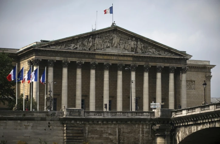 Le Palais Bourbon, siège de l'Assemblée nationale, le 15 juin 2015 à Paris