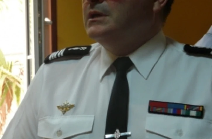 Le colonel Jean-Pierre Michel (photo Émilie Sorres)