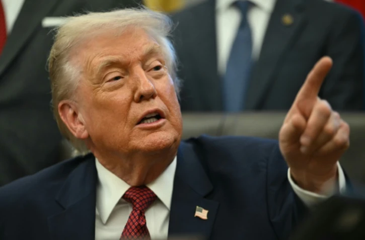 Le président américain Donald Trump à Maison Blanche à Washington, D.C., le 3 décembre 2025.