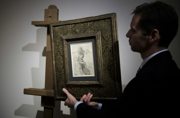 Classée trésor national, une étude de Léonard de Vinci évaluée à 15 millions d'euros