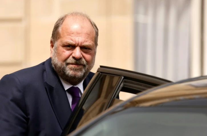 Le ministre de la Justice Eric Dupond-Moretti quitte le palais de l'Elysée à Paris 7 juillet 2021