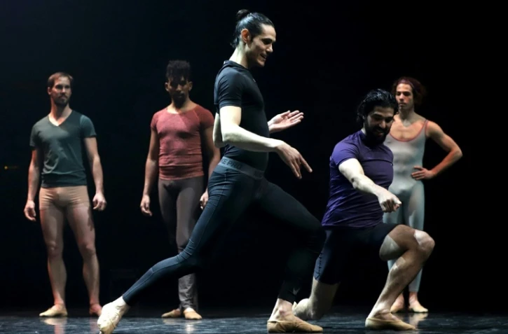Edinson Cavani lors d'un cours de ballet, en juillet 2020 en Uruguay