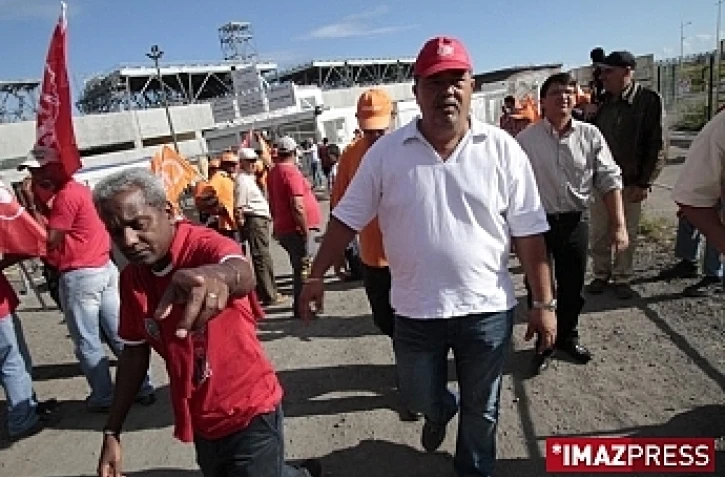 Jacky Balmine, à droite (photo d'archives)