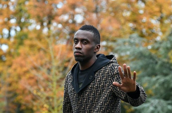 L'international français Blaise Matuidi arrive au rassemblement des Bleus, le 12 novembre 2018 à Clairefontaine-en-Yvelines  