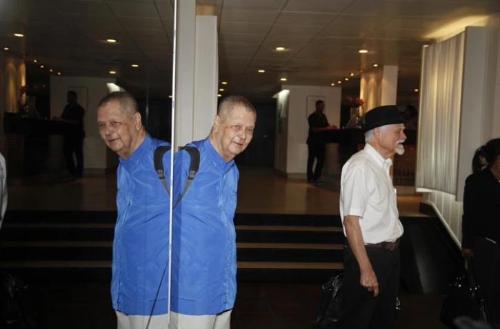 Paul Verges et Elie Hoarau Photo Michel Désiré