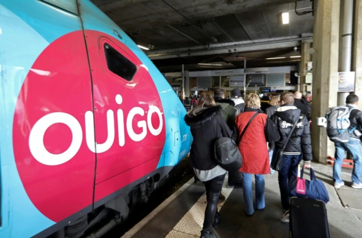 Un TGV Ouigo gare Montparnasse, à Paris, le 10 décembre 2017