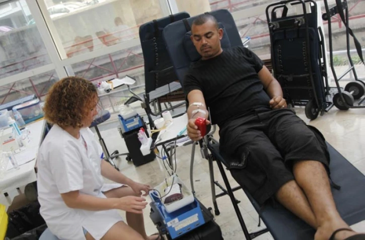 Collecte de sang (Photo Michel Désiré)