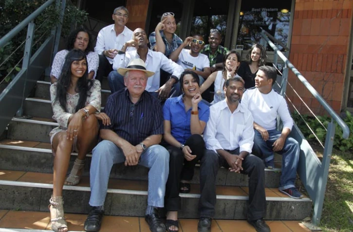 Jeudi 25 août 2011 -  Présentation de la grille de rentrée de Télé Kréol.
(Photo Michel Désiré)