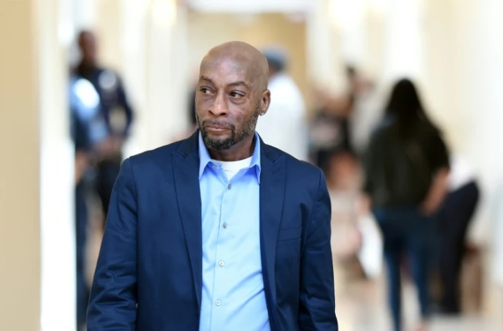 Dewayne Johnson, atteint d'un cancer en phase terminale, intente un procès au géant de l'agrochimie Monsanto. Il est ici au tribunal de San Francisco, en Californie, le 9 juillet 2018  