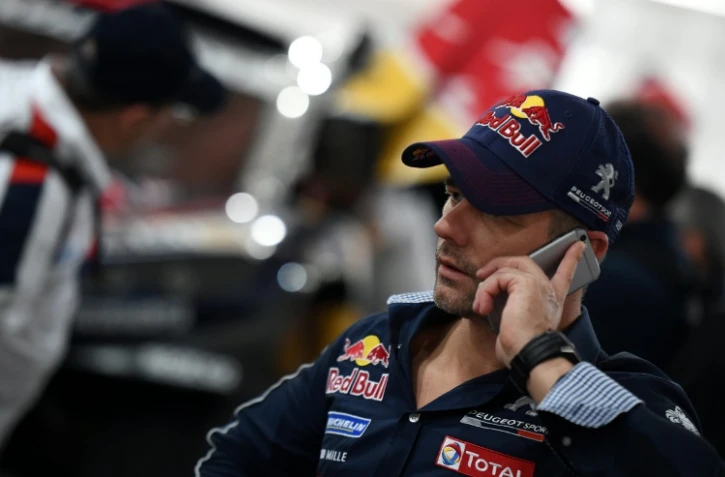 Le pilote Peugeot Sébastien Loeb à Buenos Aires à la veille du départ du Dakar-2016, le 1er janvier 2016