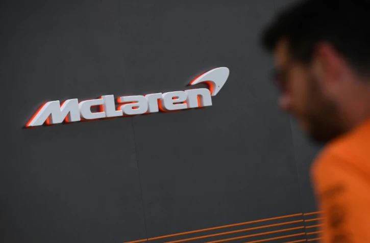 Le stand McLaren à Melbourne, le 11 mars 2020