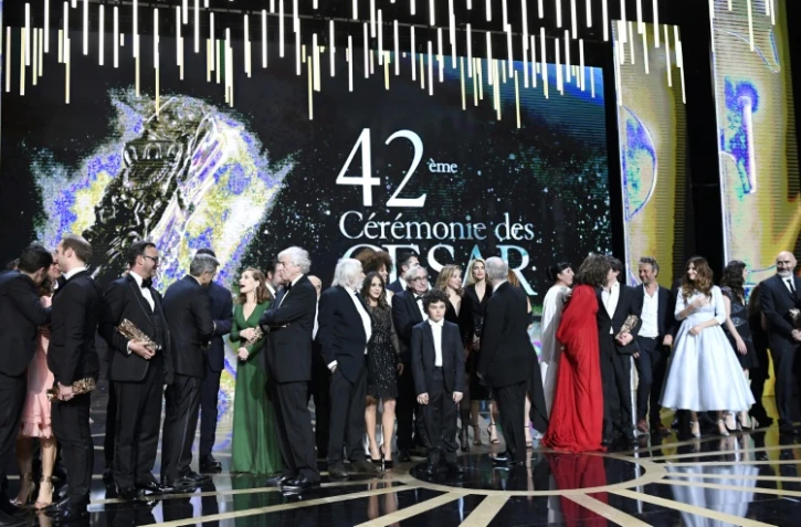 Les lauréats de la 42e cérémonie des Cesars, le 24 février 2017 salle Pleyel à PAris