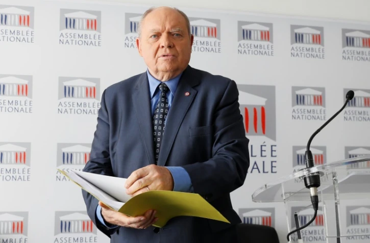 Le député PS René Dosière, spécialiste des dépenses publiques, le 22 mai 2017 à Paris