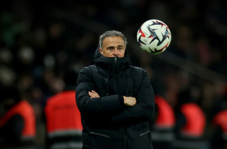L'entraîneur du PSG Luis Enrique lors d'un match contre Nantes, le 30 novembre 2024 au Parc des Princes
