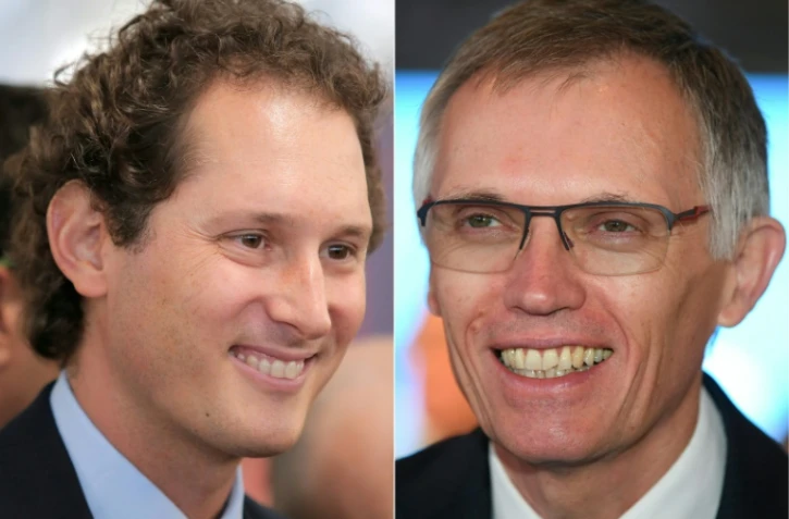 John Elkann et Carlos Tavares