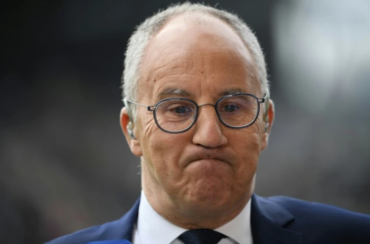 Saïd Chabane, alors président du SCO d'Angers, le 12 mars 2023 à Angers