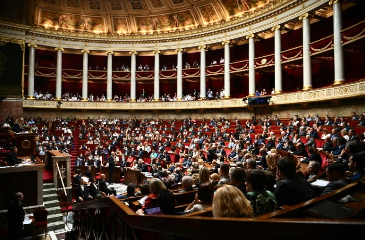L'Assemblée nationale à Paris le 19 juillet 2022 