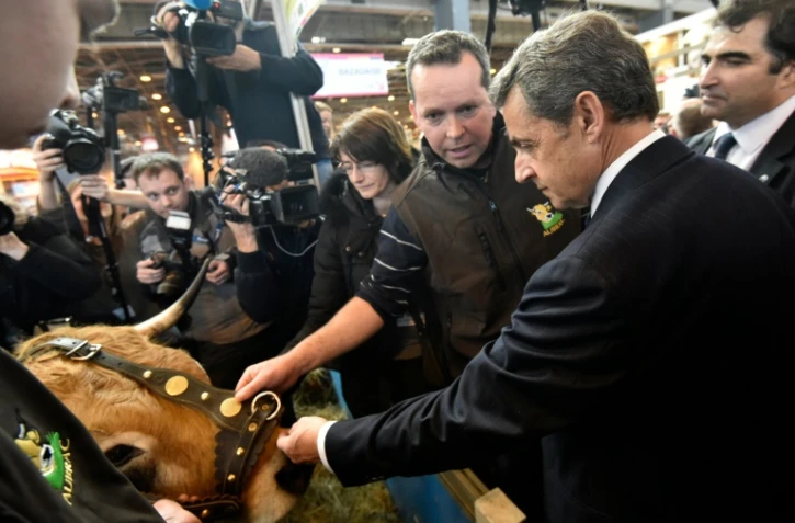 Nicolas Sarkozy au Salon de l'Agriculture le 2 mars 2016 à Paris