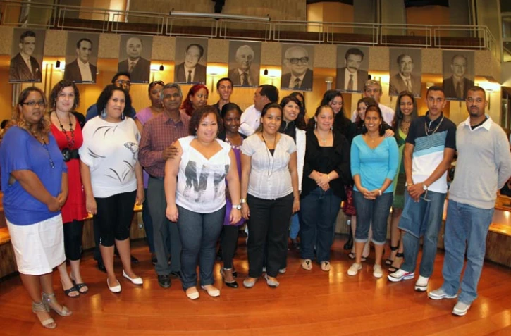 Vendredi 9 septembre 2011
Le Conseil général renouvelle l'accueil d'apprentis pour une année de formation dans les services de la collectivité.
Photo Michel Désiré