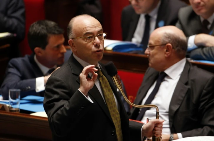 Le ministre de l'Intérieur, Bernard Cazeneuve à l'assemblée, le 19 novembre 2015