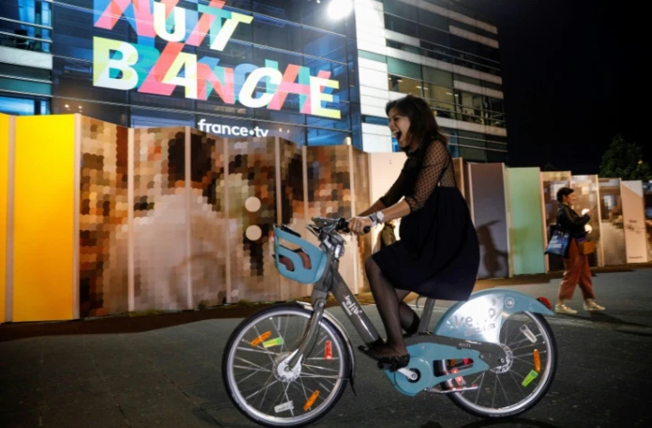 A la veille de l'édition 2019 de la "Nuit blanche", le 4 octobre 2019 à Paris