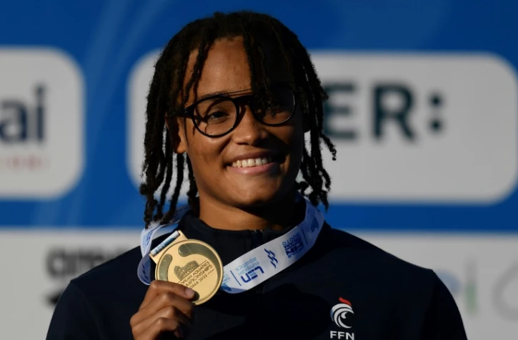 Analia Pigrée sacrée sur le  50 m dos des Championnats d'Europe de natation de Rome, le 14 août 2022 