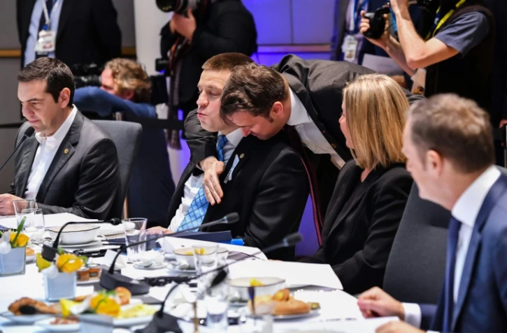 Au 2ème jour du sommet européen, l'UE a affirmé se réserver le droit de répliquer à d'éventuelles taxes américaines sur l'acier et l'aluminium. Le 23 mars 2018 à Bruxelles