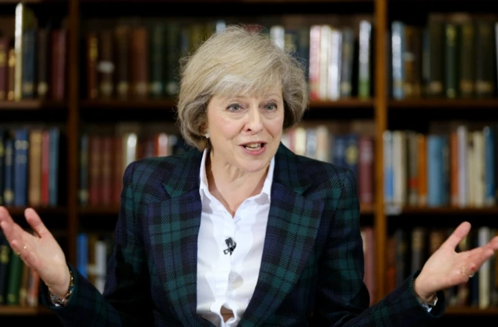 La ministre de l'Intérieur britannique Theresa May, lors d'une conférence de presse à Londres le 30 juin 2016