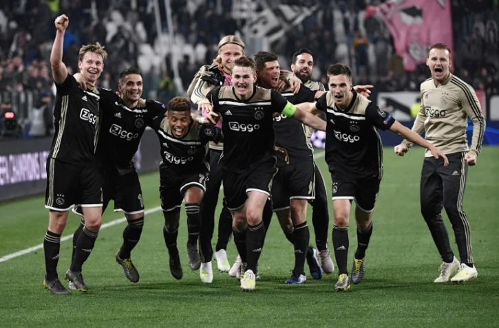 L'Ajax Amsterdam se qualifie pour les demi-finales de Ligue des Champions en battant la Juventus Turin 2-1 (1-1 à l'aller) le 16 avril 2019