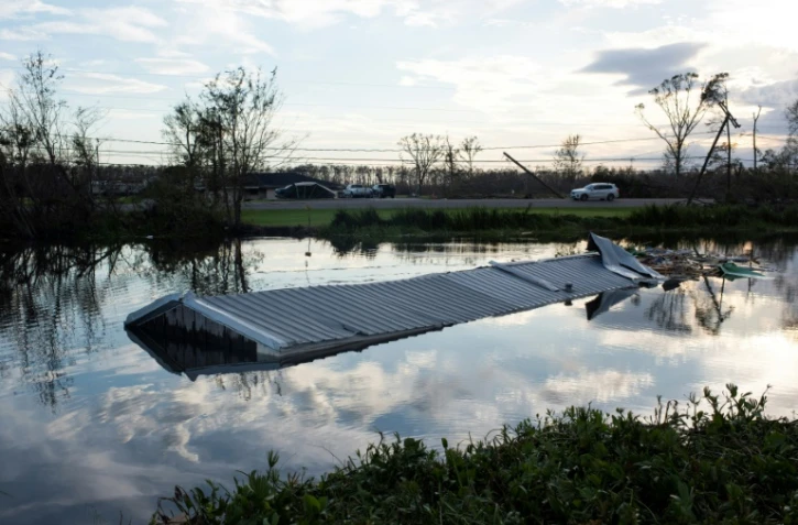 Une maison détruite par l'ouragan Ida à Little Caillou, en Louisiane, le 31 août 2021