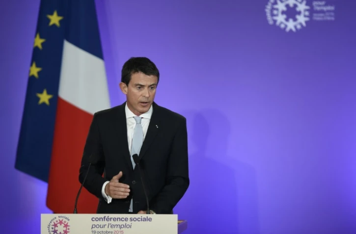 Manuel Valls le 19 octobre 2015 à Paris