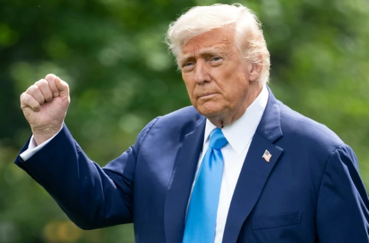 Le président américain Donald Trump à la Maison Blanche, à Washington, le 6 juin 2025